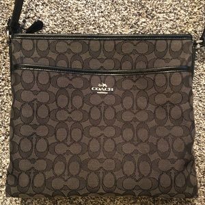 Authentic black coach crossbody